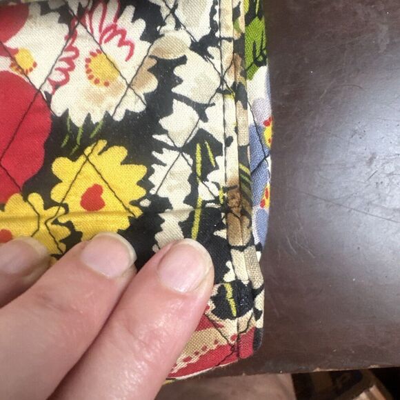 Vera Bradley Poppy Fields Crossbody Artsy Handbag Floral Whimsgoth Quilted - Picture 12 of 16